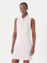 Guess Sukienka codzienna V6GK09 K3152 Różowy Regular Fit. Czerwone sukienki Guess, na co dzień, xs, z aplikacjami, bez kołnierzyka, bez ramiączek, proste. Za 294.99 zł.