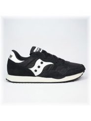 Saucony Skórzane sneakersy "Dxn Trainer Vintage" w kolorze czarno-białym rozmiar: 40,5. Białe trampki Saucony, bez wzorów, z materiału, bez zapięcia. Za 426.45 zł.