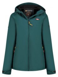 Canadian Peak Kurtka softshellowa "Tamigoglasseak" w kolorze zielonym rozmiar: M. Zielone kurtki sportowe Canadian Peak, m, bez wzorów, z materiału, bez kaptura, outdoorowe. Za 166.88 zł.
