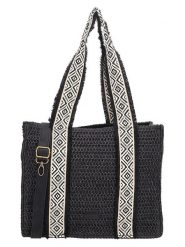 Beagles Torebka "Ibiza" w kolorze czarnym - 35 x 28 x 13 cm rozmiar: onesize. Czarne torby na ramię Beagles, bez wzorów, z materiału, na ramię, bez dodatków. Za 78.99 zł.