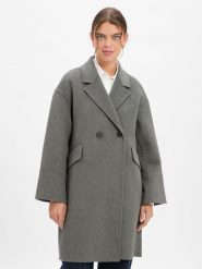 Opus Płaszcz wełniany Kobiety szary, 42. Szare płaszcze Opus, bez wzorów, z wełny, bez kaptura. Za 549.95 zł.