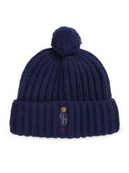 Polo Ralph Lauren Czapka 455931876003 Granatowy. Niebieskie czapki Polo Ralph Lauren, bez wzorów, z materiału. Za 419.99 zł.