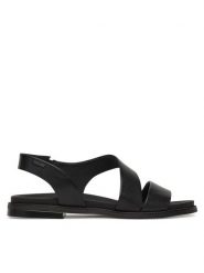 Pikolinos Sandały Navia W3E-0652 Czarny. Czarne sandały Pikolinos, bez wzorów, ze skóry, bez obcasa, na płaskiej podeszwie, bez zapięcia. Za 489.99 zł.