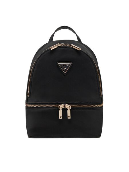 Guess Plecak TWNN96 76032 Czarny. Czarne plecaki Guess, z aplikacjami, z nylonu. Za 634.99 zł.