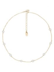 U.S. Polo Assn. Pozłacany naszyjnik z perłami - dł. 37 cm rozmiar: onesize. Niebieskie naszyjniki U.S. Polo Assn., z perłą, metalowe. Za 86.99 zł.