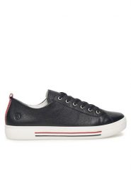 Remonte Tenisówki D0900-15 Niebieski. Niebieskie trampki Remonte, bez wzorów, ze skóry, bez zapięcia. Za 349.99 zł.