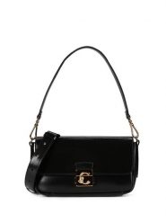 Coccinelle Saszetka 329165 Czarny. Czarne torby na ramię Coccinelle, bez wzorów, bez dodatków. Za 1,399.00 zł.