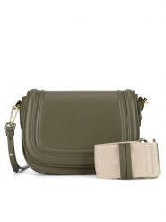 Badura Torebka OJZ-15-02 Khaki. Brązowe listonoszki Badura, bez wzorów, z materiału, bez dodatków. Za 199.99 zł.