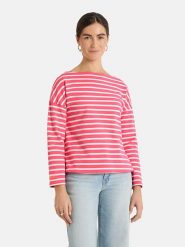LIEBLINGSSTÜCK Bluza "Stine" w kolorze różowo-białym rozmiar: L. Białe bluzy LIEBLINGSSTÜCK, l, bez wzorów, bez kaptura. Za 210.95 zł.