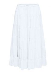 ONLY Spódnica maxi Kelly 15374229 Biały Regular Fit. Białe spódnice Only, l, bez wzorów, z bawełny, maxi. Za 169.99 zł.