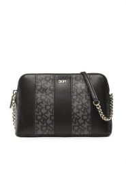 DKNY Torebka Bryant Dome Crossbody R23E4655 Czarny. Czarne listonoszki DKNY, bez wzorów, ze skóry, bez dodatków. Za 889.99 zł.