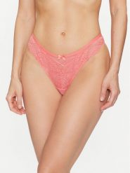 Hunkemöller Stringi Arabella 204672 Koralowy. Pomarańczowe stringi Hunkemöller, bez wzorów, z syntetyku. Za 19.99 zł.