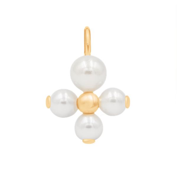 Zawieszka Luck z perłami, pozłacana. Bransoletki Lilou, pozłacane. Za 199.00 zł.