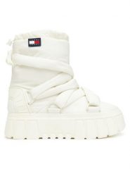 Tommy Jeans Śniegowce Tjw Chunky Snow Boot Nylon EN0EN02842 Biały. Białe trapery i śniegowce Tommy Jeans, z jeansu. Za 699.99 zł.