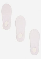 Białe Wiskozowe Skarpety Stopki 3 Pack Siefra. Białe skarpety Born2be, bez wzorów, z wiskozy. Za 9.99 zł.