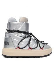 Adidas Śniegowce Moon Boot Ace JQ7849 Srebrny. Szare trapery i śniegowce Adidas, z materiału. Za 899.99 zł.