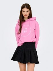 JDY Bluza w kolorze różowym rozmiar: M. Różowe bluzy JDY, m, bez wzorów, z bawełny, z kapturem. Za 127.65 zł.