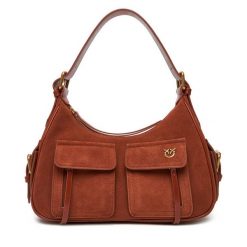 Torba PINKO. Brązowe torebki klasyczne Pinko, bez wzorów, bez dodatków. Za 1,299.00 zł.