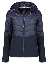Geographical Norway Kurtka polarowa "Trendy" w kolorze granatowym rozmiar: M. Niebieskie swetry Geographical Norway, m, bez wzorów, z polaru, bez ramiączek. Za 144.92 zł.