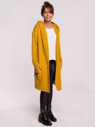 Be Wear Kardigan w kolorze musztardowym rozmiar: L/XL. Żółte kardigany Be Wear, l, bez wzorów. Za 293.95 zł.
