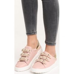 Różowe Buty Sportowe No Alibi. Czerwone obuwie sportowe Born2be, bez zapięcia. Za 49.99 zł.