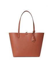 LAUREN RALPH LAUREN Torebka 431795329081 Brązowy. Brązowe shopper Lauren Ralph Lauren, bez wzorów, ze skóry, bez dodatków. Za 989.99 zł.