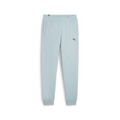 Spodnie sportowe damskie Puma Better Essentials. Niebieskie obuwie sportowe Puma, z dresówki, bez zapięcia, na fitness i siłownię. Za 327.00 zł.