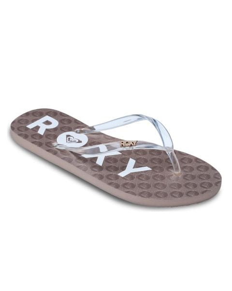 Klapki japonki damskie VIVA JELLY. Czerwone klapki Roxy, bez wzorów, z gumy, bez obcasa. Za 94.99 zł.