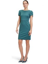 Vera Mont Sukienka w kolorze turkusowym rozmiar: 40. Niebieskie sukienki Vera Mont, bez wzorów, bez kołnierzyka, bez ramiączek, midi. Za 223.99 zł.