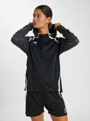 Damska bluza z kapturem na zamek Hummel Lead 2.0. Szare bluzy Hummel, l, bez wzorów, z dresówki, z kapturem. Za 250.00 zł.