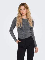 JDY Sweter w kolorze szarym rozmiar: XS. Szare swetry JDY, xs, bez wzorów, prążkowane, bez ramiączek. Za 52.79 zł.