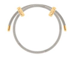 Bransoletka Liana, pozłacana w kolorze jasnoszarym. Szare bransoletki Lilou, pozłacane. Za 139.00 zł.
