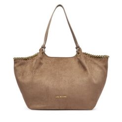 Torebka LOVE MOSCHINO. Brązowe shopper Love Moschino, bez wzorów, bez dodatków. Za 1,029.00 zł.