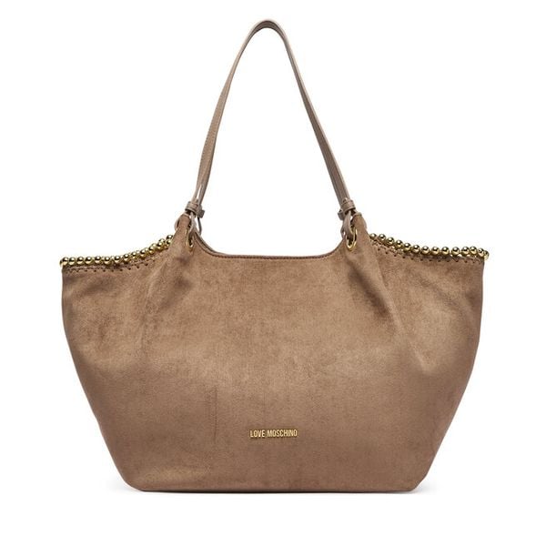 Torebka LOVE MOSCHINO. Brązowe shopper Love Moschino, bez wzorów, bez dodatków. Za 1,029.00 zł.