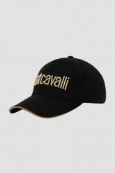 JUST CAVALLI Czarna damska czapka Logo Embroidery 3d Up. Czarne czapki Guess, bez wzorów. W wyprzedaży za 207.49 zł.