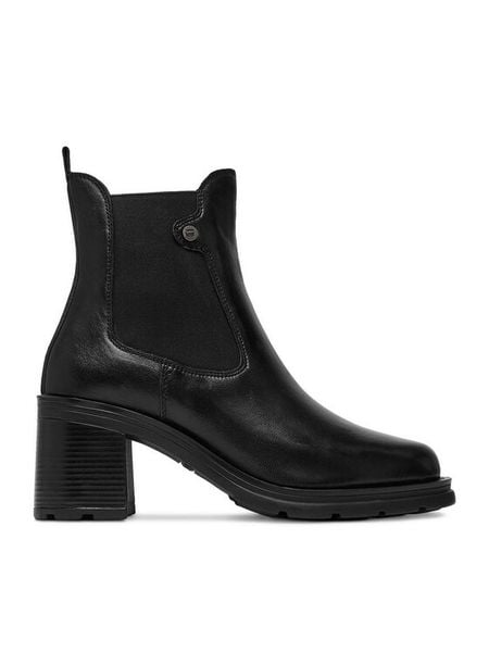 G-STAR Botki CEO-WI34-TRUST-04 Czarny. Czarne botki G-Star, bez wzorów, bez obcasa, na słupku, bez zapięcia. Za 379.99 zł.