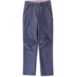 Damskie Spodnie Magnus Softshell Na Wędrówki. Fioletowe kurtki sportowe ELBRUS, bez wzorów, z softshellu, bez kaptura, trekkingowe. Za 266.99 zł.