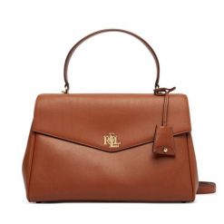 Torebka LAUREN RALPH LAUREN. Brązowe torebki klasyczne Lauren Ralph Lauren, bez wzorów, bez dodatków. Za 2,199.00 zł.