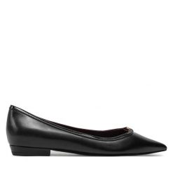 Baleriny Tory Burch. Czarne baleriny Tory Burch, bez wzorów, bez obcasa. Za 1,079.00 zł.
