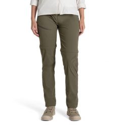 Spodnie turystyczne damskie Craghoppers NosiLife Pro Convertible Trouser III. Białe spodnie sportowe Craghoppers, s, bez wzorów, trekkingowe. Za 547.50 zł.