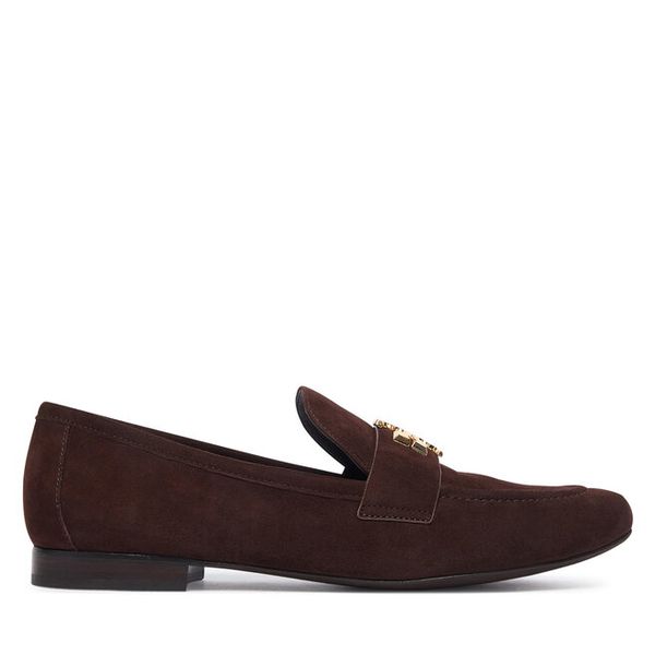 Lordsy Tory Burch. Brązowe lordsy Tory Burch, bez wzorów, bez obcasa, bez zapięcia. Za 1,724.00 zł.