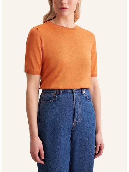 Seidensticker Sweter w kolorze pomarańczowym rozmiar: XL. Pomarańczowe swetry Seidensticker, xl, bez wzorów, bez ramiączek. Za 154.95 zł.