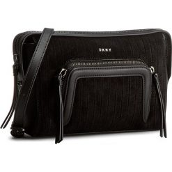 Torebka DKNY - Gansevoort R461070201 Black 001. Czarne listonoszki DKNY, bez wzorów, ze skóry, na ramię, bez dodatków. W wyprzedaży za 479.00 zł.