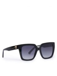 LOVE MOSCHINO Okulary przeciwsłoneczne MOL099/S 208537 Czarny. Czarne okulary przeciwsłoneczne Love Moschino, bez wzorów. Za 514.99 zł.