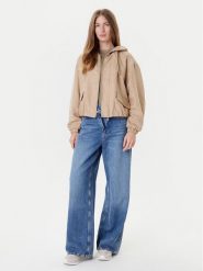Guess Kurtka przejściowa V5YL02 WH492 Beżowy Regular Fit. Brązowe kurtki Guess, xxs, z aplikacjami, z syntetyku, bez kaptura. Za 659.99 zł.