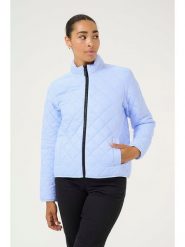 Kaffe Kurtka pikowana "Loreen" w kolorze błękitnym rozmiar: 38. Niebieskie kurtki Kaffe, bez wzorów, bez kaptura. Za 173.99 zł.