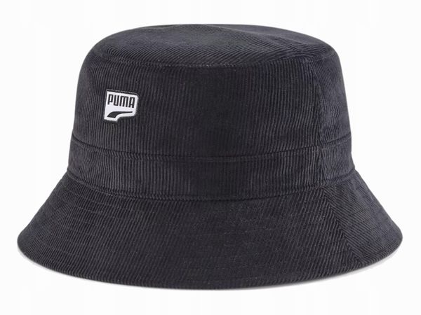 Kapelusz sportowy Puma Bucket Hat. Czarne kapelusze Puma, z aplikacjami, z bawełny. Za 115.00 zł.