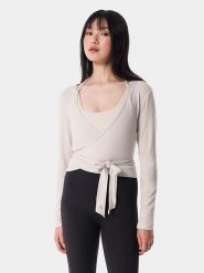 Carpatree Koszulka sportowa "Balletcore" w kolorze beżowym rozmiar: XL. Brązowe koszulki sportowe Carpatree, bez wzorów, bez ramiączek, outdoorowe. Za 79.77 zł.