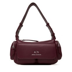 Torebka Armani Exchange. Czerwone torebki klasyczne Armani Exchange, bez wzorów, bez dodatków. Za 629.99 zł.