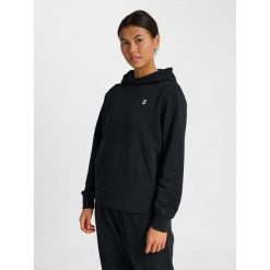 Bluza damska z kapturem Hummel Pulse. Czarne bluzy Hummel, bez wzorów, z kapturem. Za 165.00 zł.